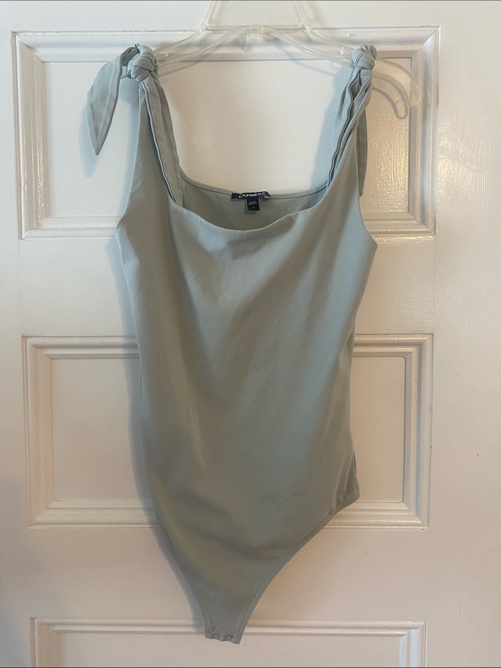 Aritzia Tie-Strap Bodysuit in Light Sage